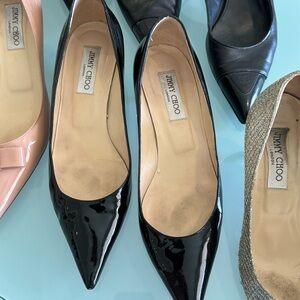 Jimmy Choo Classic 1.5” Heels in black patent leather (EU41)